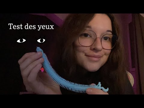 ASMR | Test pour les yeux 👁️👁️