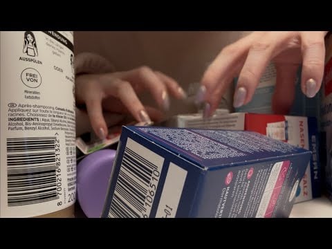 Fast tapping on stuff I bought at the drugstore
