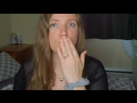 [ASMR] Gentle Spit Painting & Whispered Kisses (mouth sounds, personal attention)