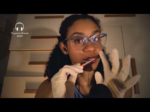 ASMR Limpeza de ouvido vintage / Sons antigos + Atenção delicada