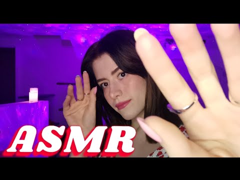 gentle & slow close-up hand movements // mouth sounds // ASMR ✨