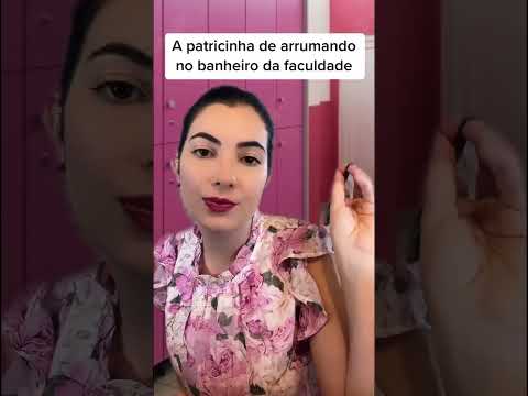 Patricinha no banheiro da faculdade - ASMR #shorts