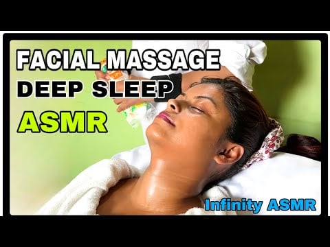 ASMR || Facial Massage For Deep Sleep || It's So Relaxing || TherapisT VANTI #asmr #insomnia #relax