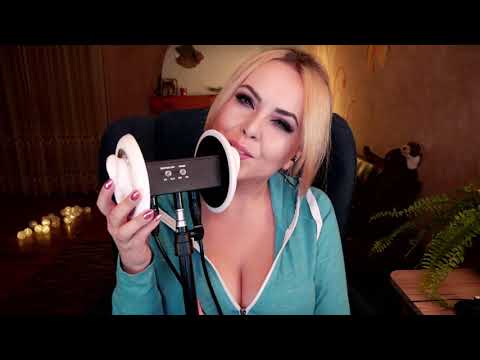 👅ASMR ear licking, eating, mouth sounds (no talking) 3Dio 👅