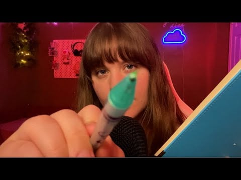 ASMR Drawing You in 4 Minutes (Fast)