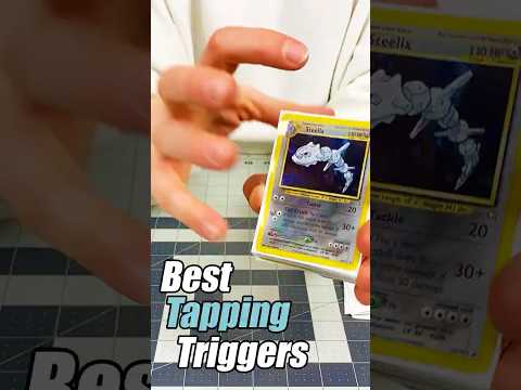 Best tapping triggers for your relaxation | #asmr #asmrtriggers #pokemoncards