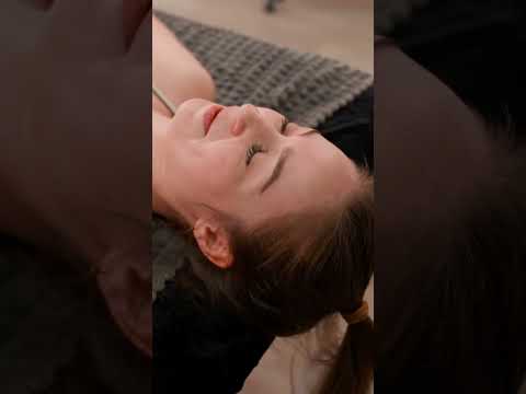 Powerful manual correction for Katya + therapeutic massage + stretching ##bodywork