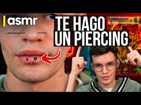 ASMR español roleplay para dormir te hago piercings