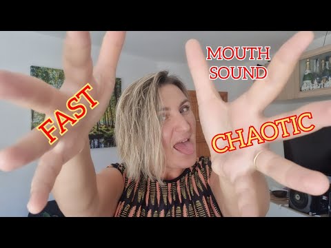 ASMR Fast Aggressive Chaotic Wet/Dry Mouth Sounds  | 100%  Lofi Vibes #asmr #relax #lofi #fast