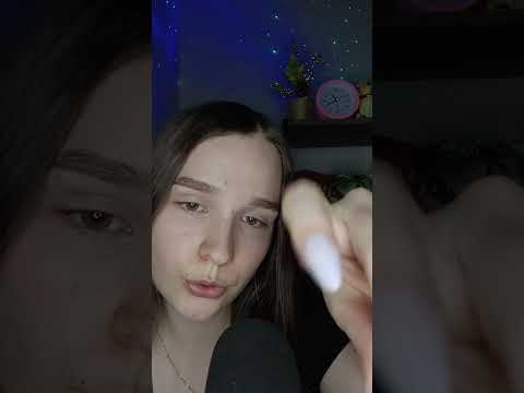 asmr dedo na tela e sons de boca
