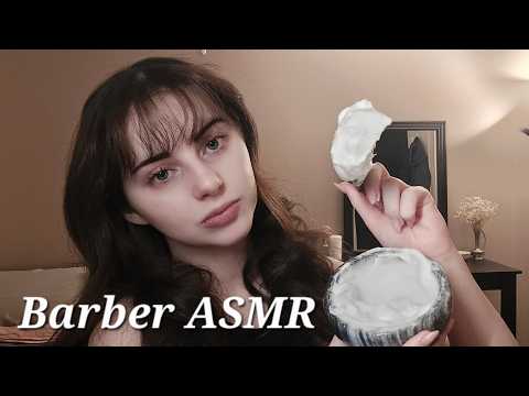 ASMR Barber shop cut and shave