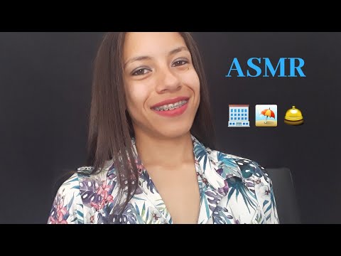 (ASMR PORTUGUÊS) Roleplay Recepcionista De Hotel |Soft Spoken