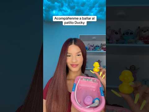 ASMR acompáñenme a bañar al patito Ducky 🐥🛀 #asmr #dollartreefinds #asmrtoys #toys #asmrspa #short