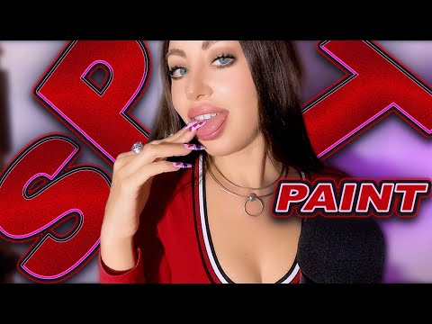 SPIT PAINTING w/ bad energy removal ASMR | mouth triggers | best relax and sleep
