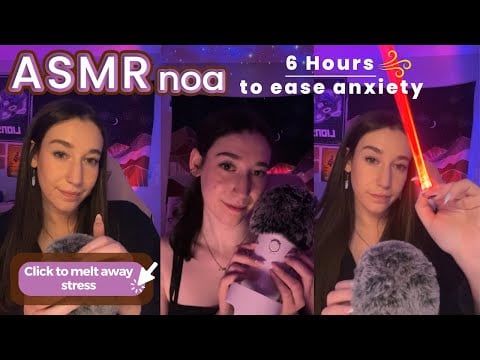 6 HOURS of Affirmations, Tapping, Whispering +more  | ASMR for sleep & relaxation 💕| live #234