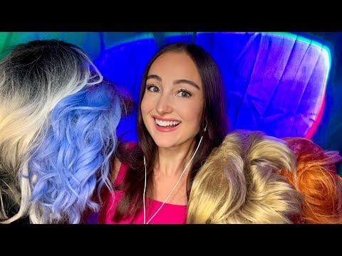 exposing my wig collection asmr