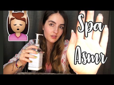 ASMR SPA - Masaje y tratamiento relajante (Atención personal) / Mouth sounds y música