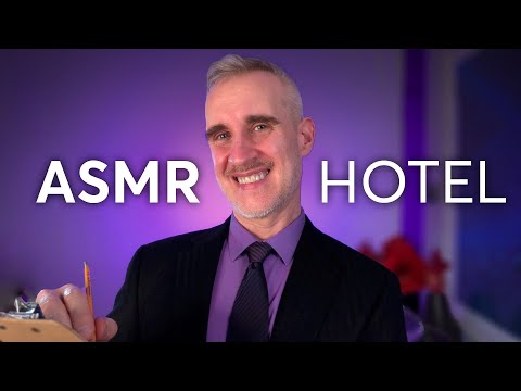 ASMR Hotel Check-In For a Sleepy, Relaxing Stay (Personal Attention Roleplay)