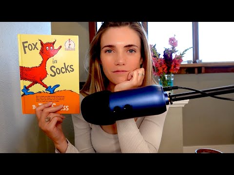 ASMR Reading You Tongue Twisters 👅 | Soft Spoken | Tapping | Rhyming