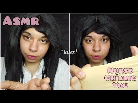 ASMR ◇ Nurse ch*king you to sleep bare hands/latex glove 💫