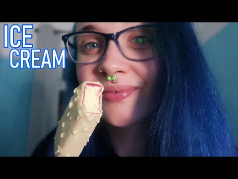 ASMR Eating An Ice Cream (Eton Mess) 🍦