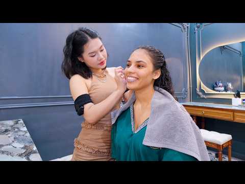 ASMR: She is a PRO! 🇻🇳 Vietnamese Barbershop Full Service Massage