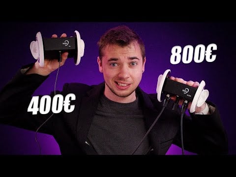 ASMR : TEST MICRO OREILLE  800€ VS 400€ !