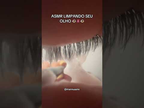 ASMR LIMPEZA DE CÓRNEA #asmr #cornea #cirurgia