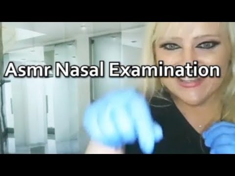 ASMR MEDICAL EXAM/NASAL #asmr #asmrmedicalexam 