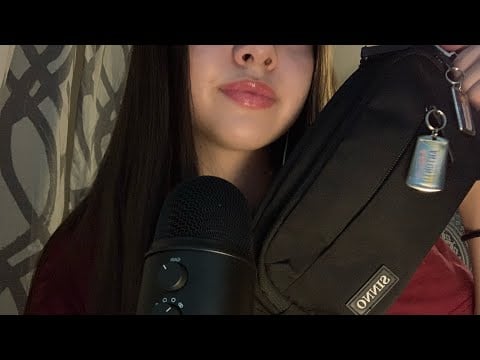 ASMR | What’s in my bag? | Tapping