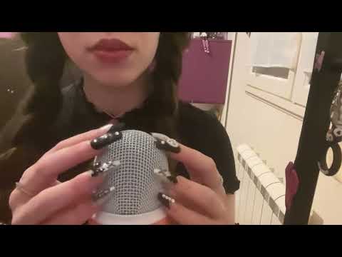 ASMR | ⋆.˚ Mic scratching during thunderstorm ⚡️🌩️