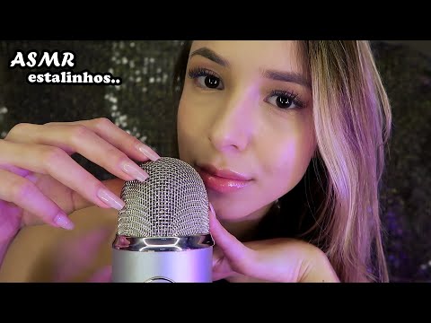 ASMR - INAUDÍVEL PERTINHO DO SEU OUVIDO COM MUITOS ESTALINHOS 💦