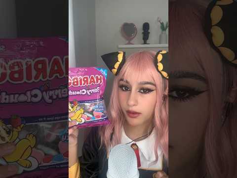 ASMR| Trying CLOUD candy! P2.. #shortsfeed #shorts #cosplay #asmrsounds #asmr #asmreating #viral