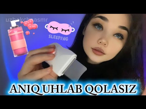 ASMR SALON/ yuzga parvarish/ boshga massaj/ MAQTOVLAR