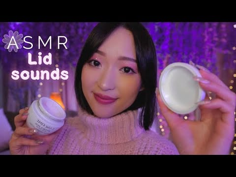 ASMR ☁️ LID SOUNDS | Mes meilleurs bruits de couvercles et de bouchons 😍✨👂🏻