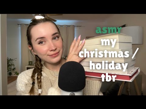 ASMR 🎄 My Christmas / Holiday TBR 📚 (books I want to read)