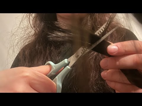 ASMR worst rated hair salon 💇‍♀️ I have no idea what I’m doing 😅 no talking 