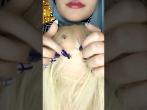 Bugs searching 💆🏻‍♀️🐜 #asmr #satisfying #visualtingle #asmrmassage #asmrscratching #shorts #relax