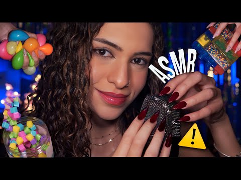 ⚠️ ASMR com Sensibilidade Máxima do Microfone ‼️ (Muitos Arrepios 🥴)