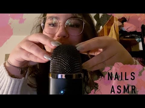 NAILS ASMR (Fast & Aggressive / Tapping / Mic scratching...)