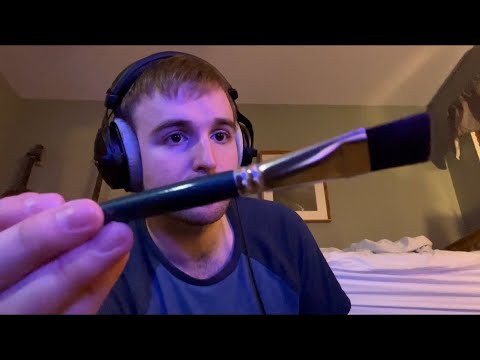 ASMR - Brushing Where You’re Looking + More