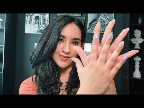 ASMR Hand rubbing & fluttering finger sounds