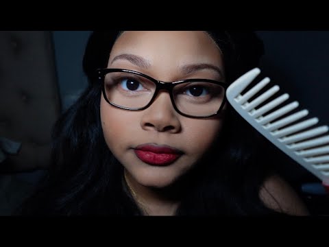 ASMR Scalp Check| Playing With Your Hair (Tapping, Hand Movement & Mouth Sounds)