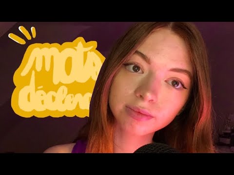 ~ ASMR FR ~ Mots déclencheurs été🍹(summer trigger words)