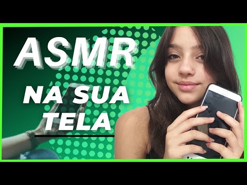 FAZENDO ASMR NA TELA DE VERDADE - Binaural - Português