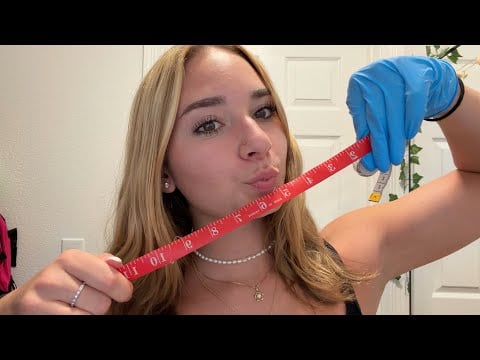 asmr measuring you to sleep 💤 