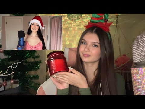 ASMR Christmas Triggers 🎄 collab with @LaurensASMR