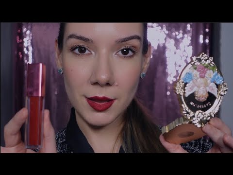 ASMR: TE MAQUIANDO DELICADAMENTE ATÉ VOCÊ DORMIR