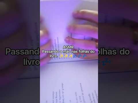 ASMR no livro. #asmr #asmrsounds #livros #asmrcaseirinho #asmrshorts
