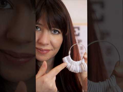 ASMR ophtalmo 👁 tu vois flou ?